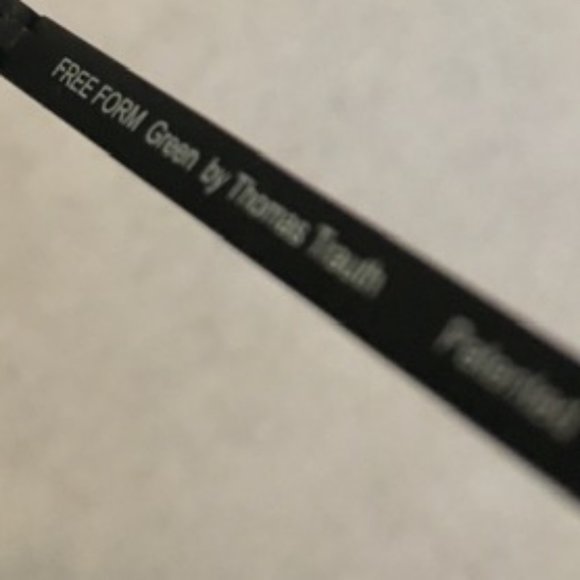 Green Free Form Eyewear Purple Titanium Frames - Picture 6 of 7